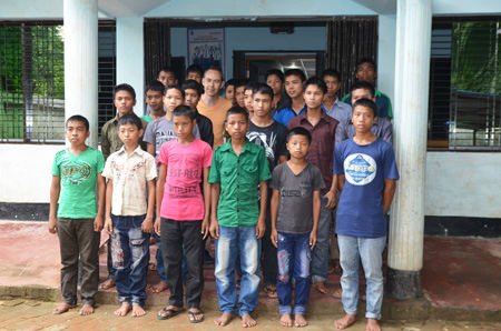 Jungen-Wohnheim in Bandarban, Bangladesch