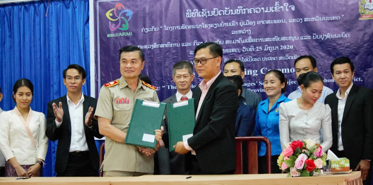 Laos Projektstart MoU Dokument Laos Projektstart MoU Dokument