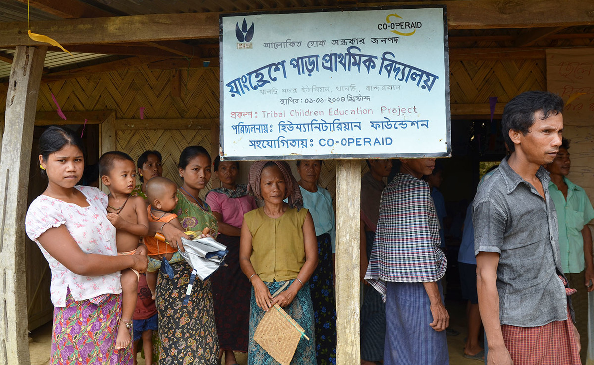 Bangladesch Dorfschule Gemeinde