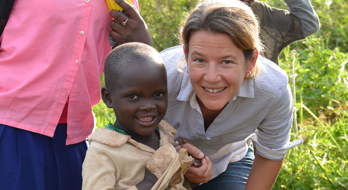 Nicole Stejskal in Uganda