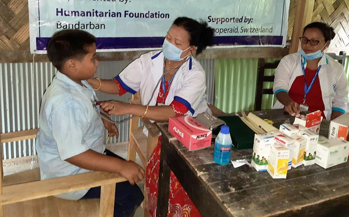 Gesundheitscheck in Bangladesch