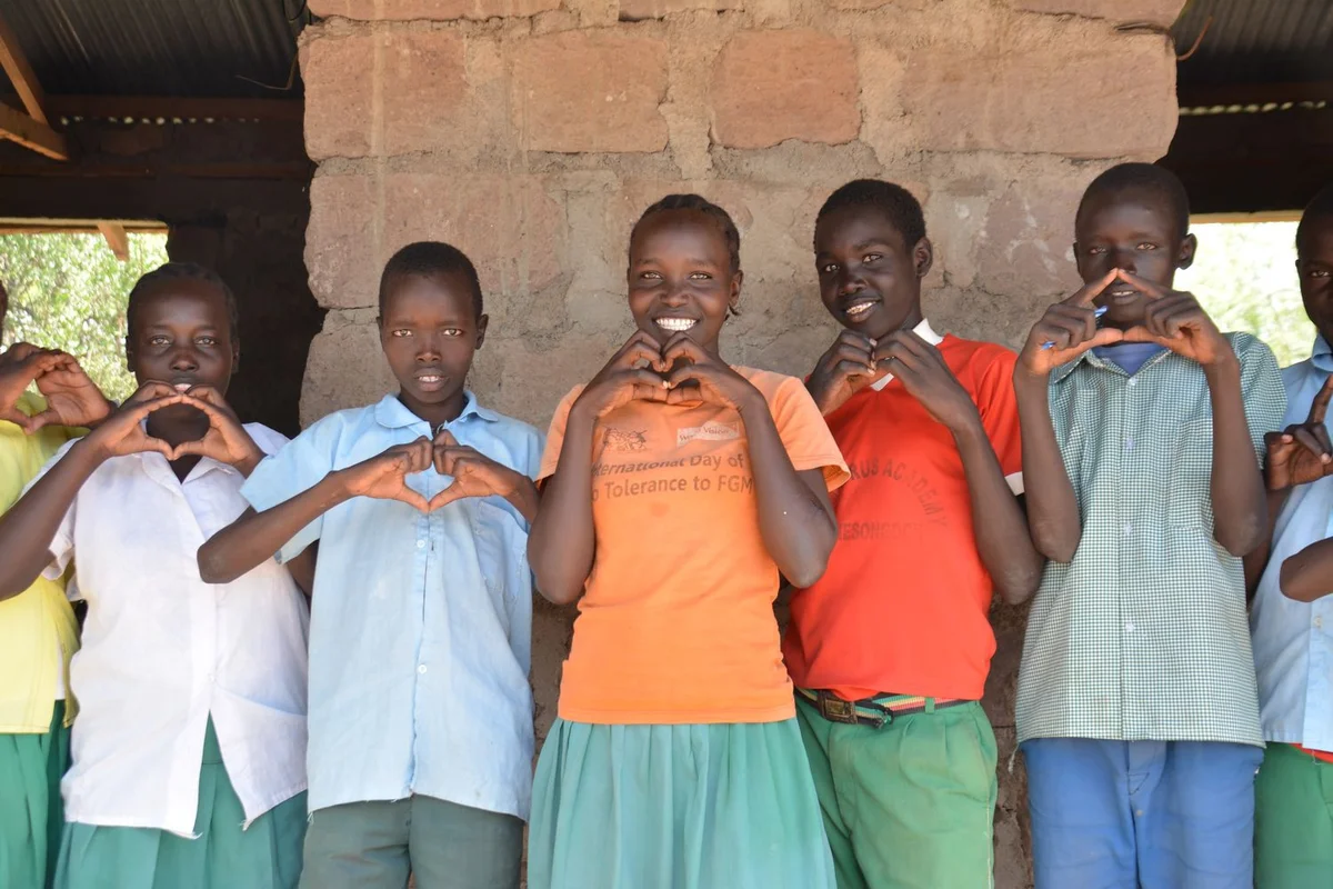 Kinder der Dira-Schule in Kenia Kinder der Dira-Schule in Kenia