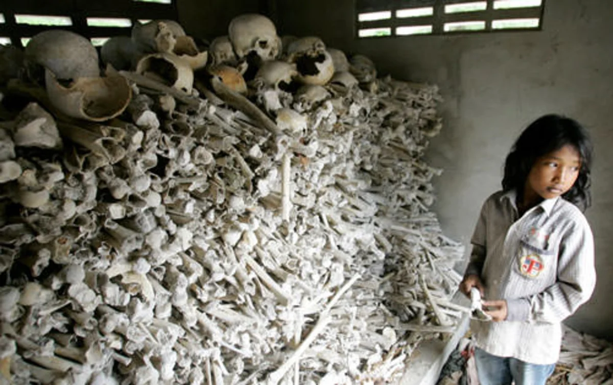Erinnerung an den Voelkermord der Roten Khmer. Erinnerung an den Voelkermord der Roten Khmer.