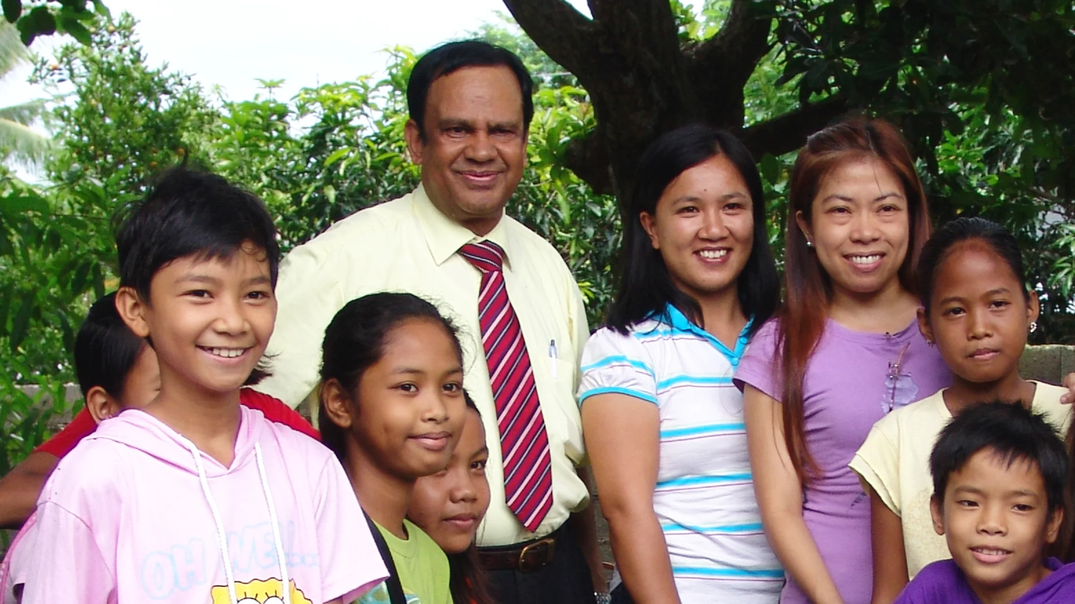 Dr. Rao Satapati beim Projektbesuch auf den Philippinen 2011 Dr. Rao Satapati, Projektbesuch Philippinen 2011