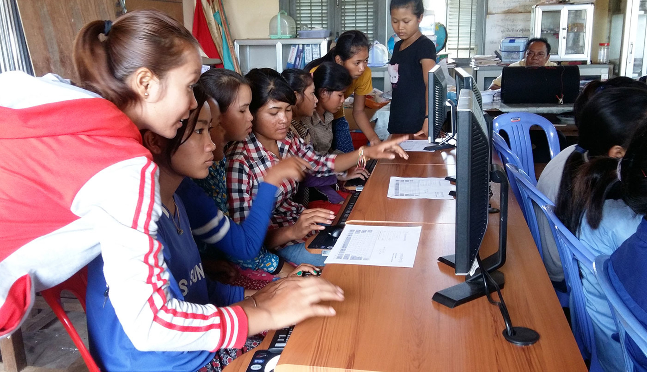 Computer Unterricht Kambodscha