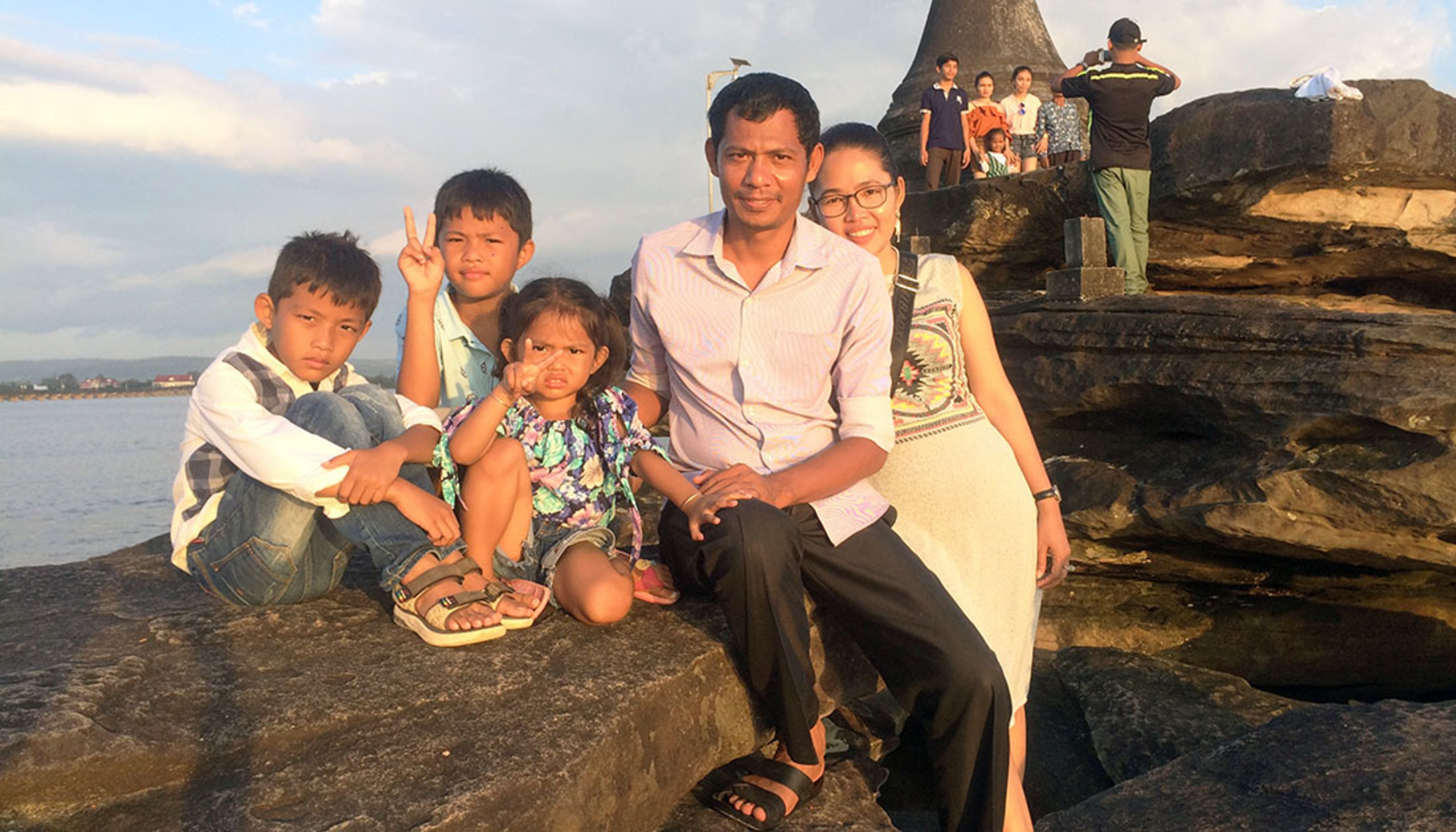 Piseth Moth Kambodscha familie