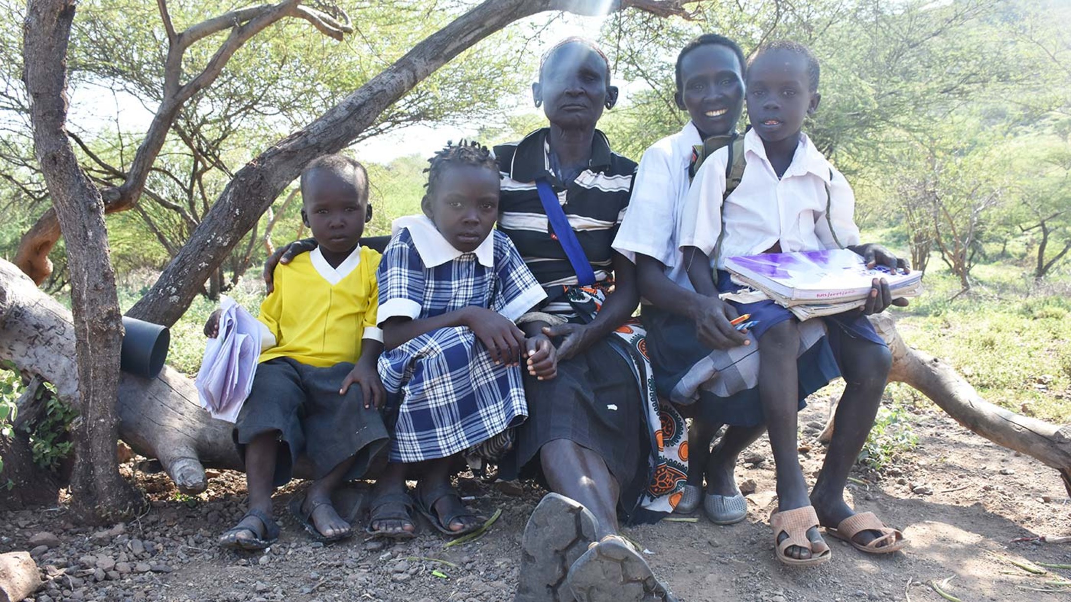 Kenia Familie in East Pokot