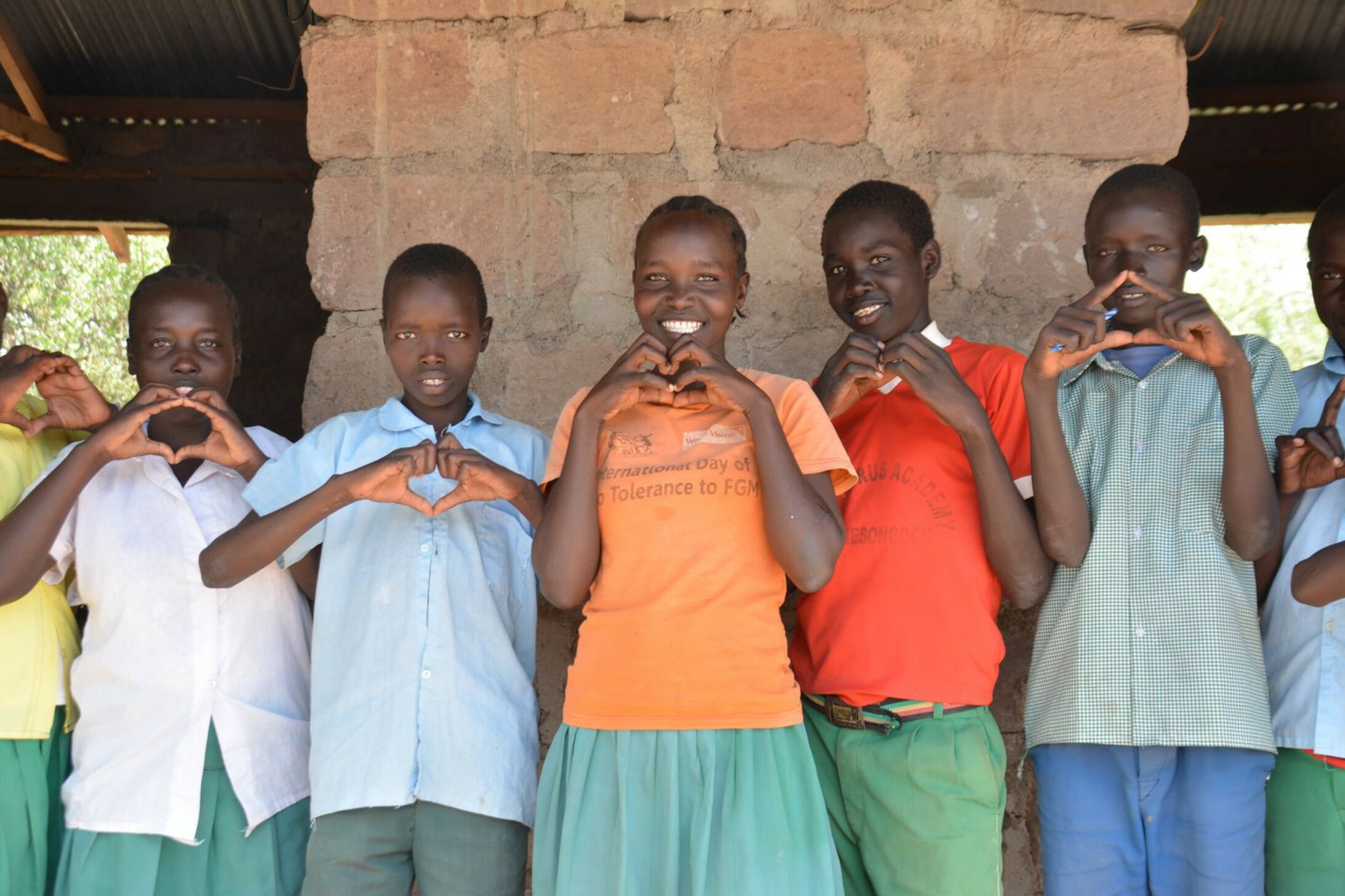 Kinder der Dira-Schule in Kenia