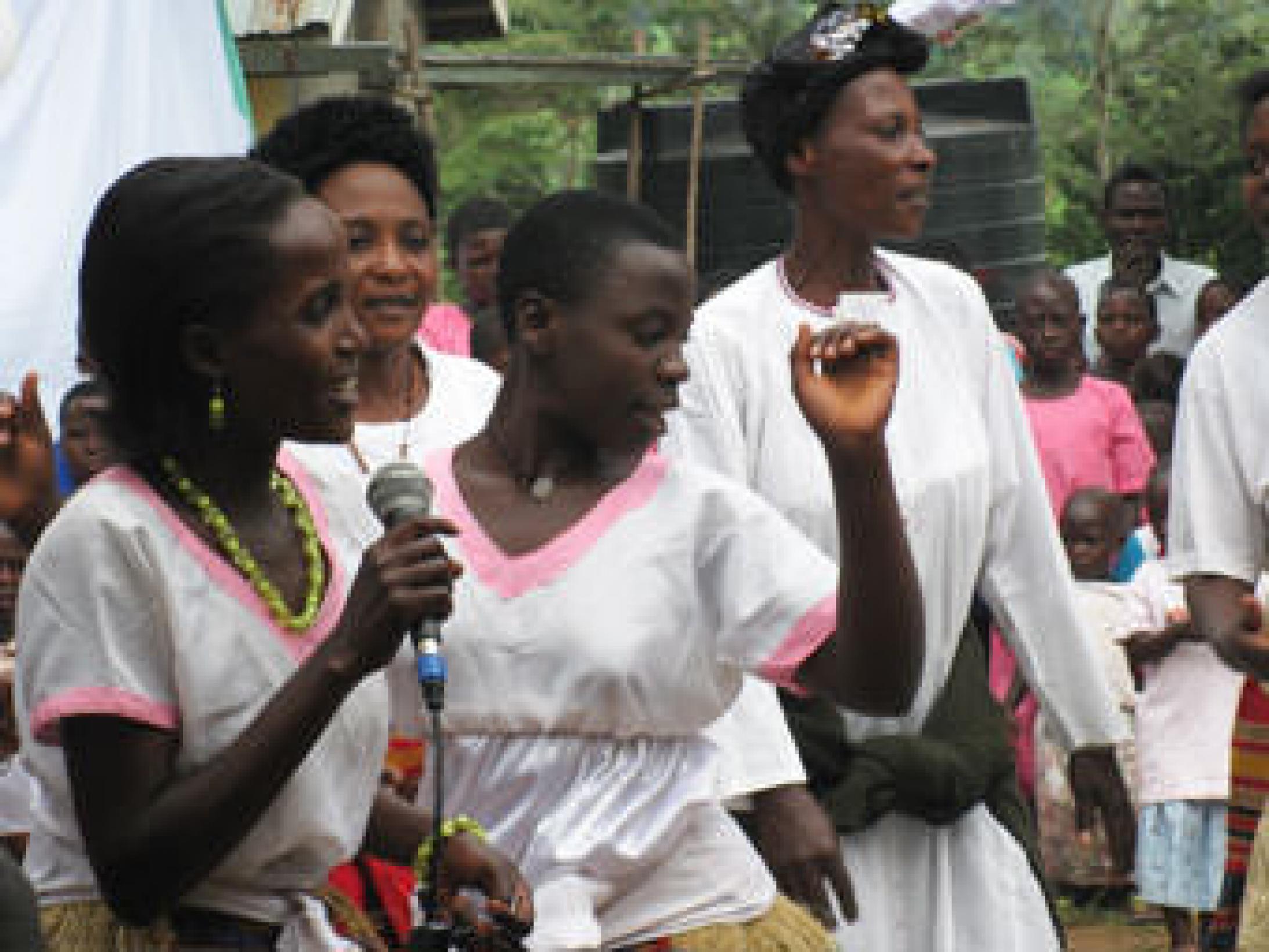 Frauengruppe im Projekt in Uganda