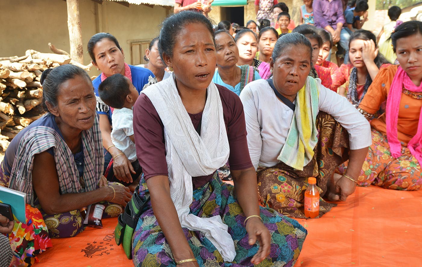 Bangladesch Spargruppe Dorf