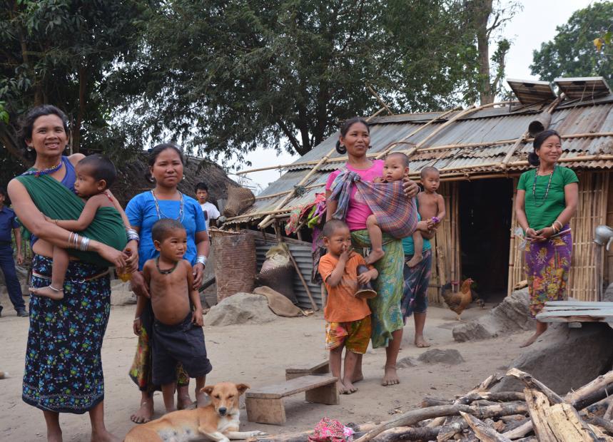 Bangladesch Dorfleben in den Hill Tribes