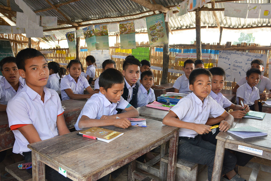 Kinder Dorfschule Laos