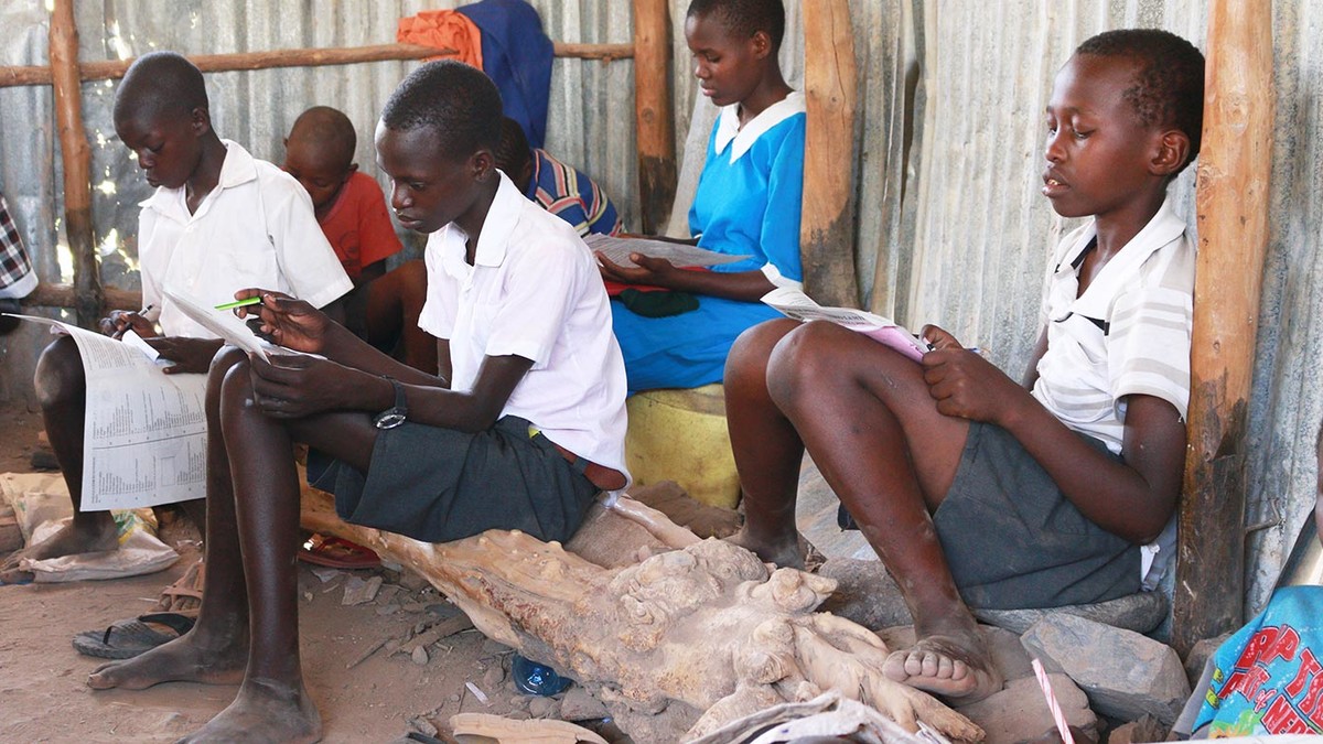 Kenia Lernsituation in der Schule