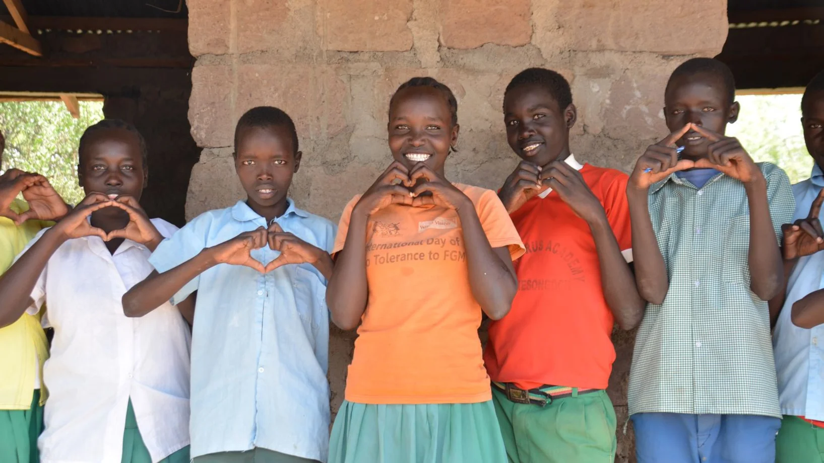 Kinder der Dira-Schule in Kenia