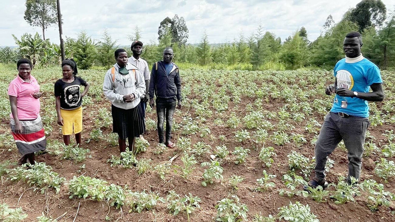 Uganda Lehrlinge Landwirtschaft
