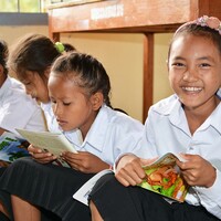 Kambodscha Schulbibliothek