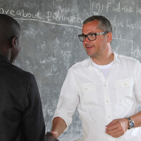 Lehrer Anton Speck in Uganda
