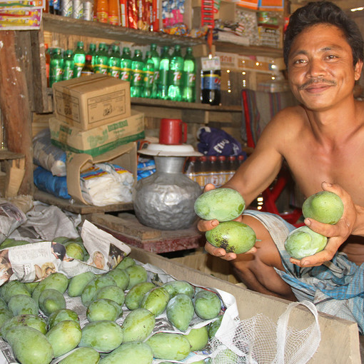 Mangoverkauf in Bangladesch.