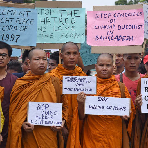 protest menschenrechte bangladesch