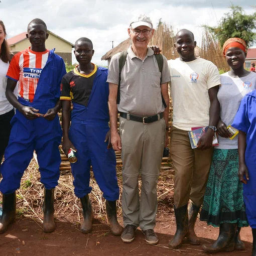 Ignaz Rieser in Zombo, Uganda