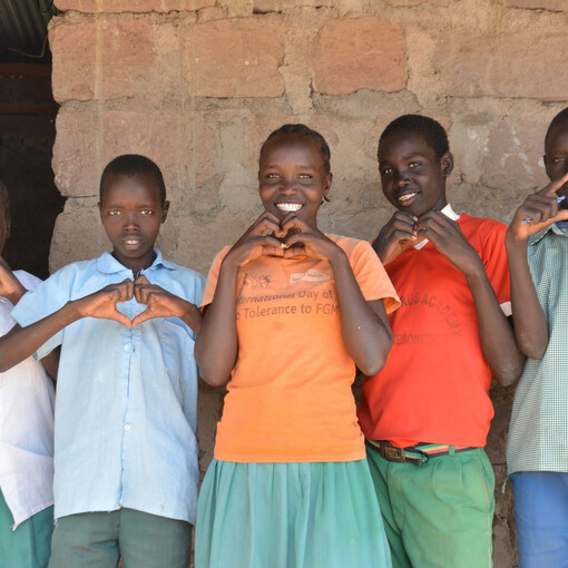 Kinder der Dira-Schule in Kenia